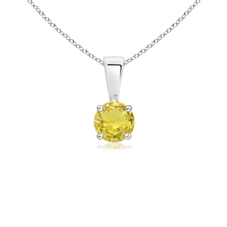 Round AA Yellow Sapphire