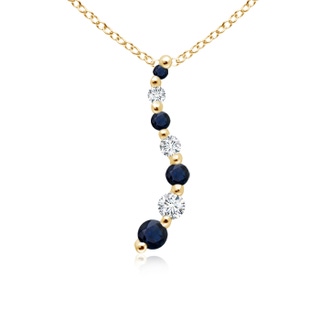 Round A Blue Sapphire