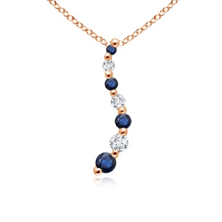 Round AA Blue Sapphire