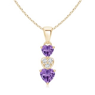 Heart AA Amethyst