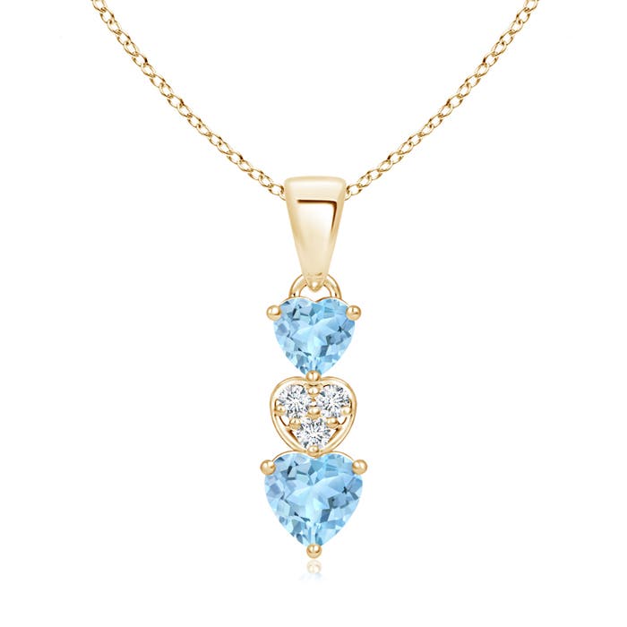 AAA - Aquamarine / 0.57 CT / 14 KT Yellow Gold