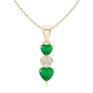 Heart AA Emerald
