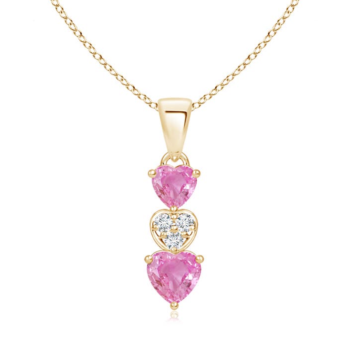 AA - Pink Sapphire / 0.82 CT / 14 KT Yellow Gold