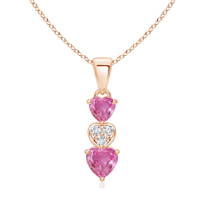 AAA - Pink Sapphire / 0.82 CT / 14 KT Rose Gold