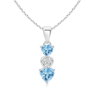 Heart A Swiss Blue Topaz