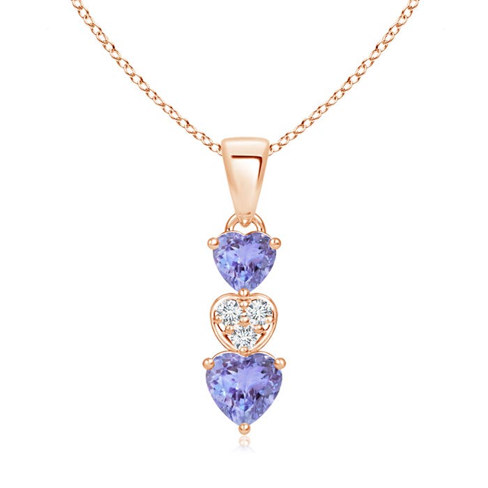 AA - Tanzanite / 0.65 CT / 14 KT Rose Gold