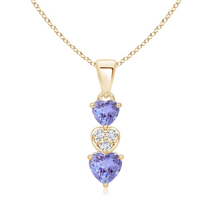 AA - Tanzanite / 0.65 CT / 14 KT Yellow Gold