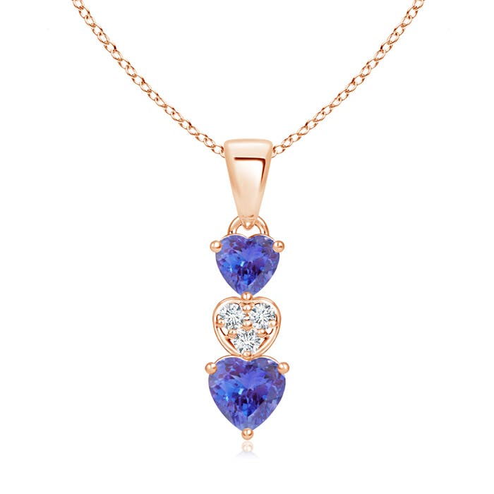 AAA - Tanzanite / 0.65 CT / 14 KT Rose Gold