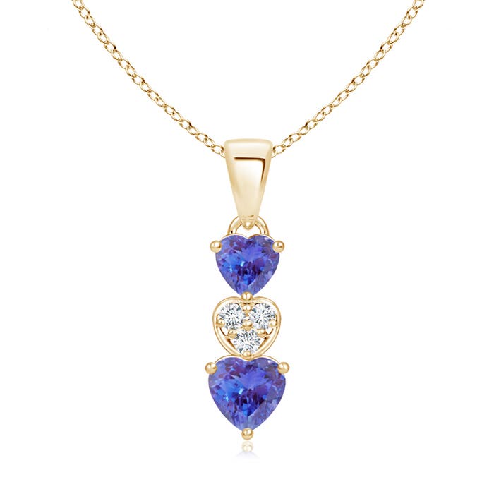 AAA - Tanzanite / 0.65 CT / 14 KT Yellow Gold