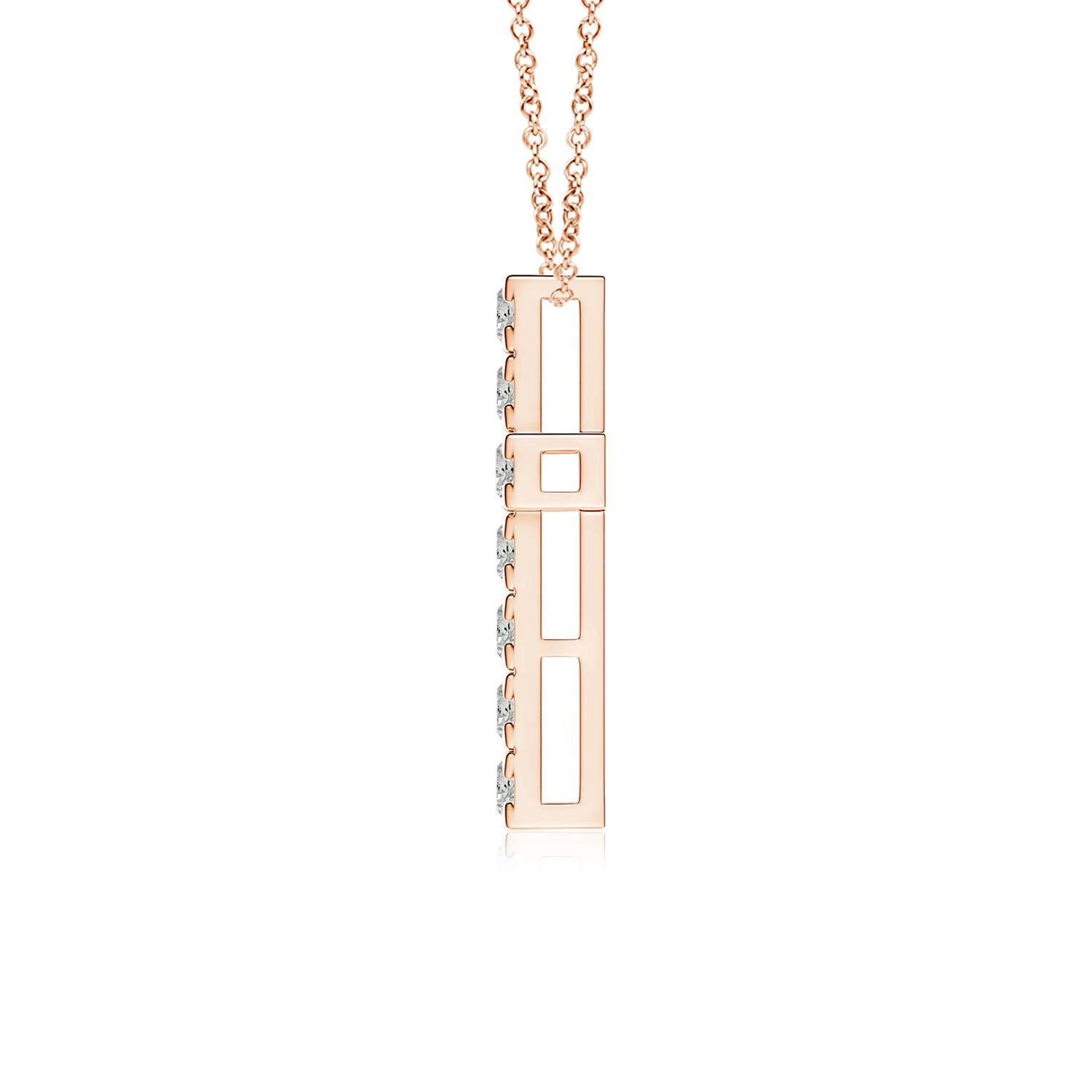 K, I3 / 0.76 CT / 14 KT Rose Gold