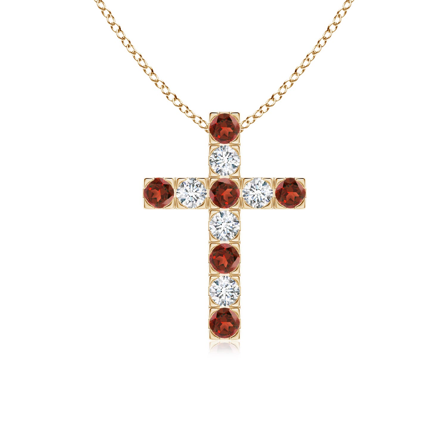 AAA - Garnet / 0.83 CT / 14 KT Yellow Gold