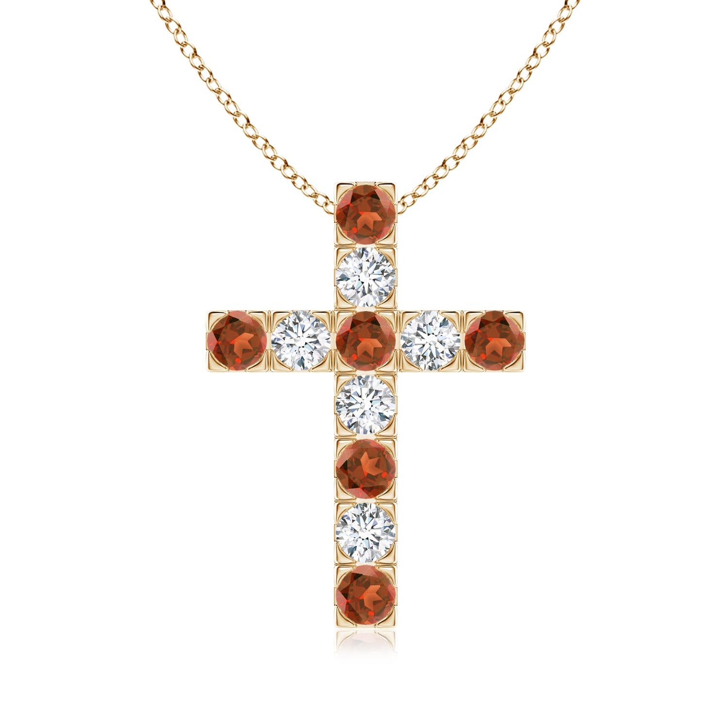 A - Garnet / 1.43 CT / 14 KT Yellow Gold