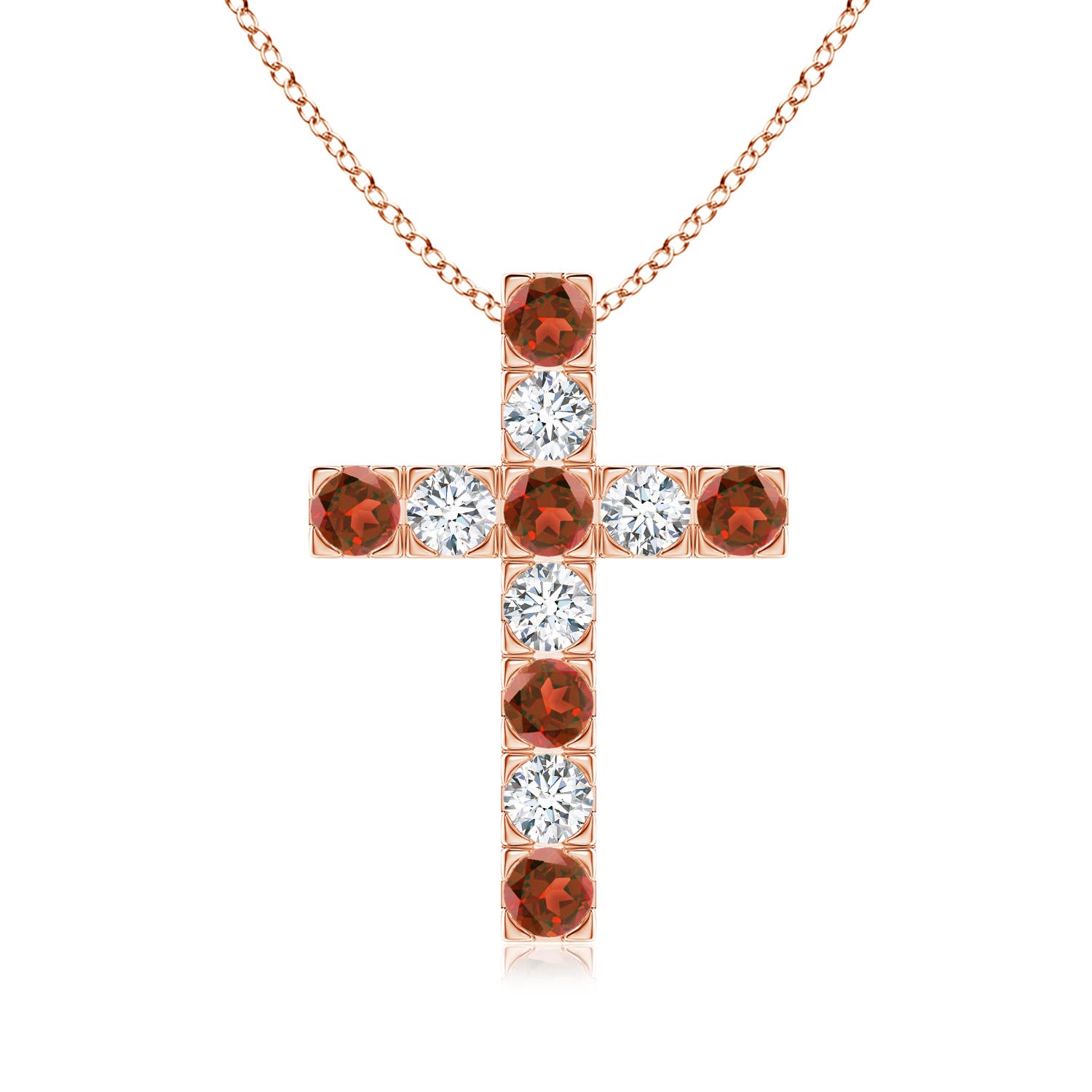 AA - Garnet / 1.43 CT / 14 KT Rose Gold