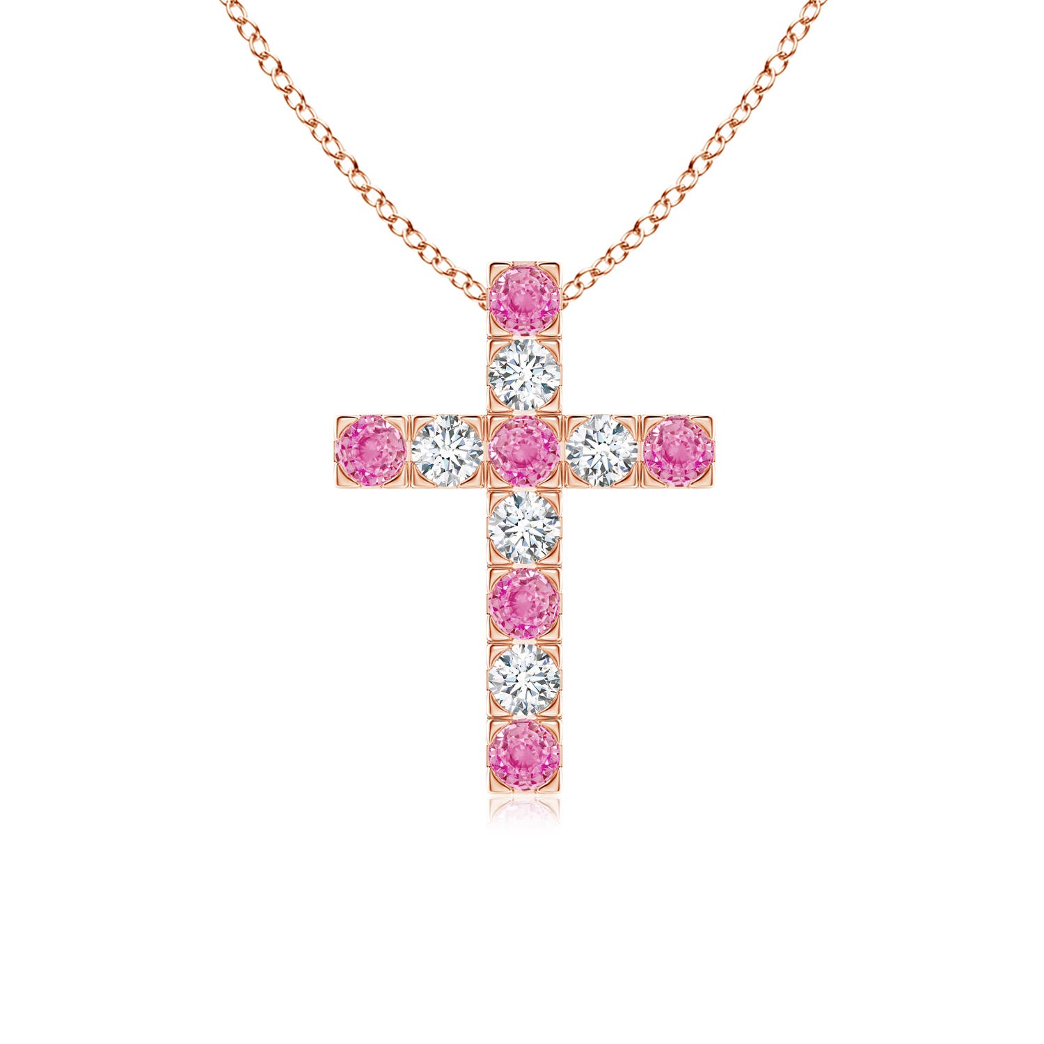 AA - Pink Sapphire / 0.86 CT / 14 KT Rose Gold