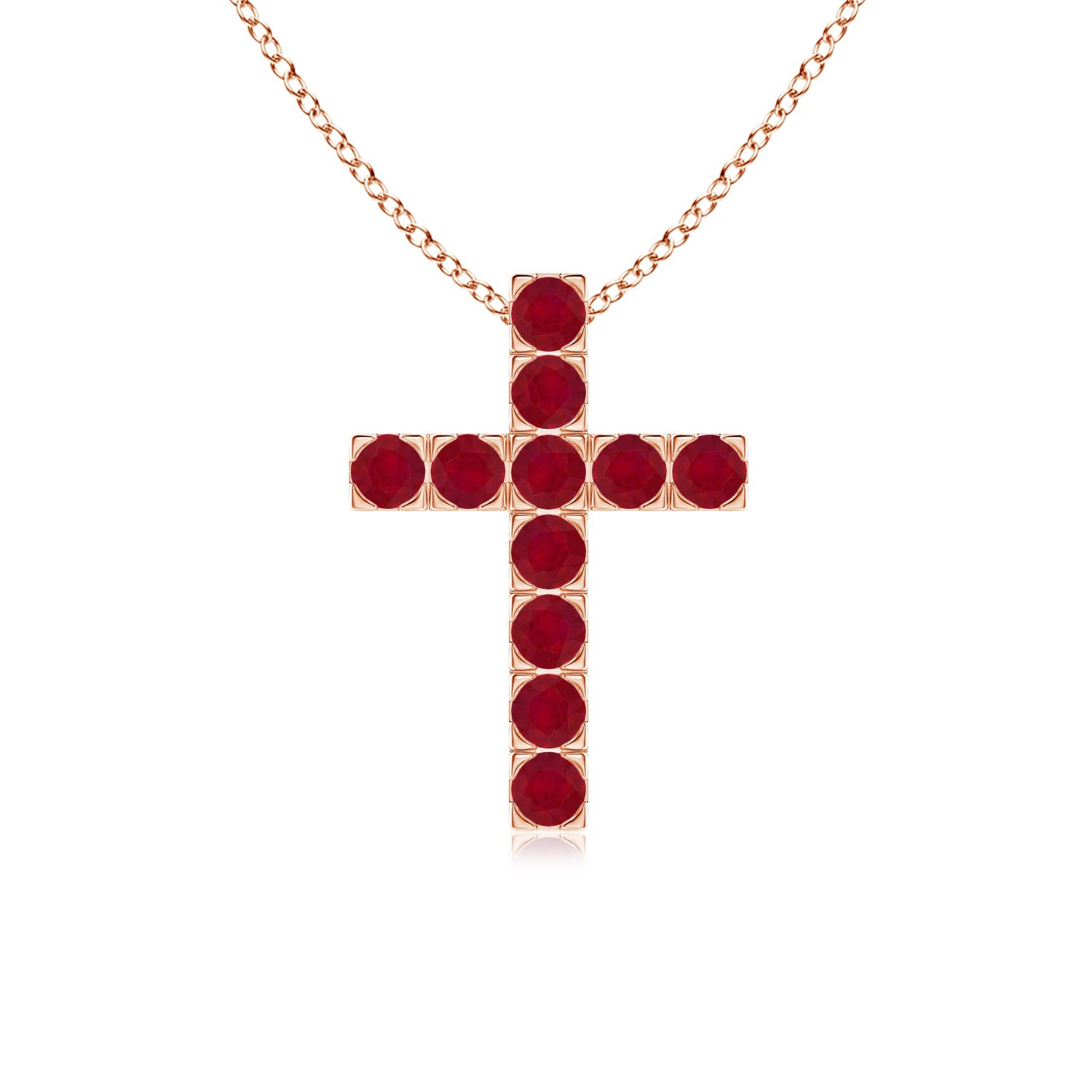 AA - Ruby / 0.99 CT / 14 KT Rose Gold