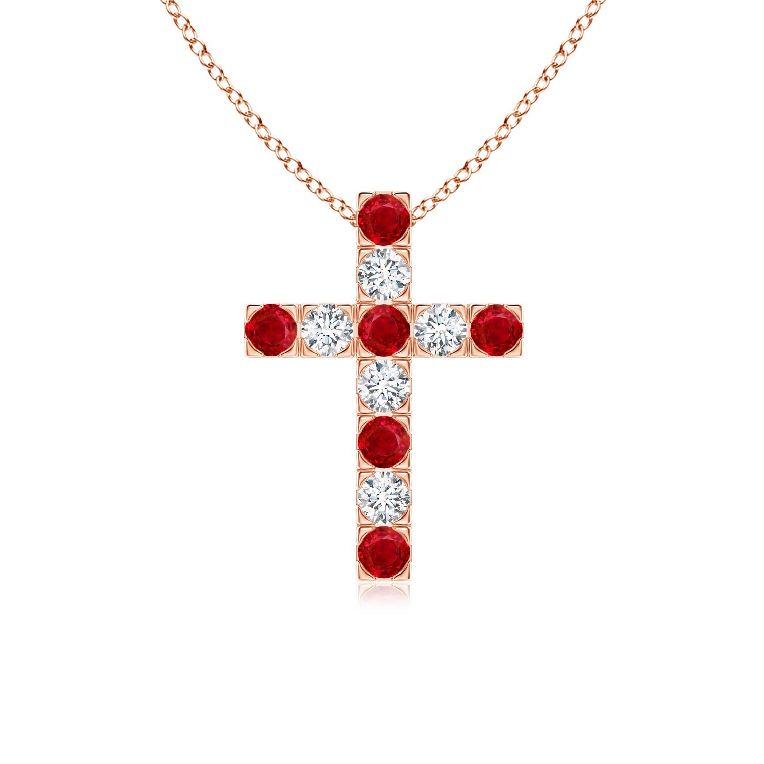 AAA - Ruby / 0.89 CT / 14 KT Rose Gold