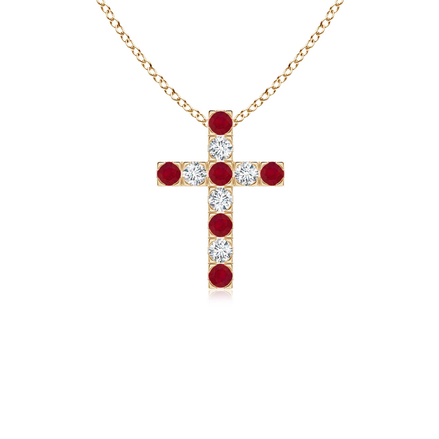 AA - Ruby / 0.48 CT / 14 KT Yellow Gold