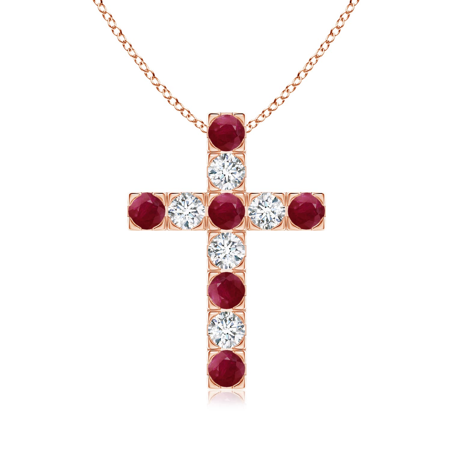 A - Ruby / 1.43 CT / 14 KT Rose Gold