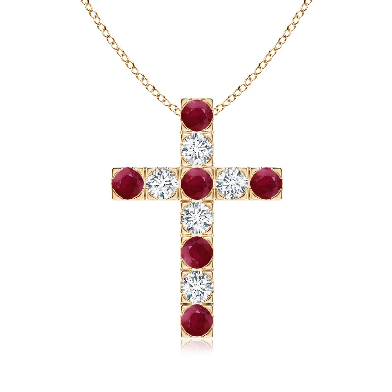 A - Ruby / 1.43 CT / 14 KT Yellow Gold