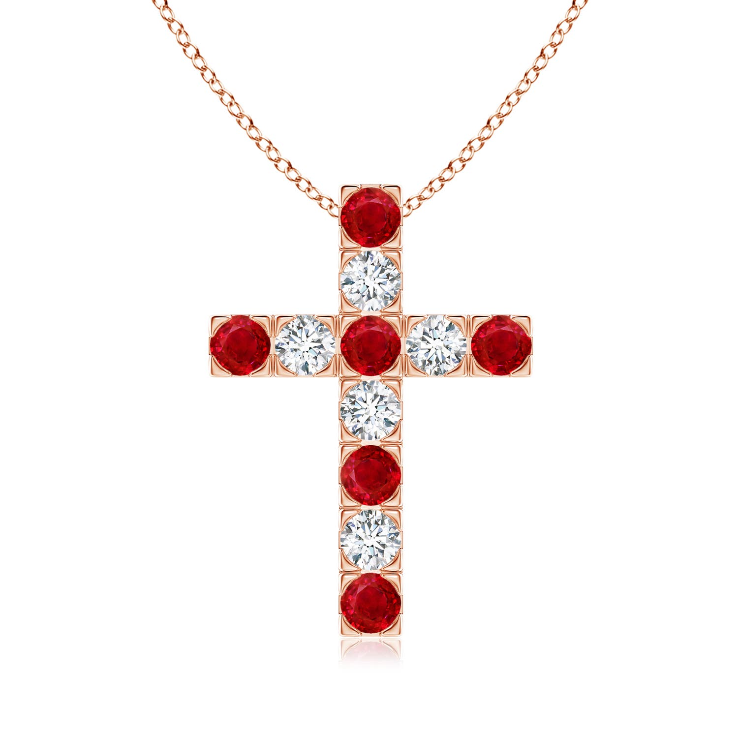 AAA - Ruby / 1.43 CT / 14 KT Rose Gold