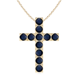 Round A Blue Sapphire