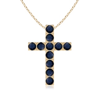 Round A Blue Sapphire