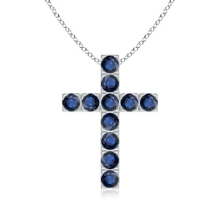 Round AA Blue Sapphire