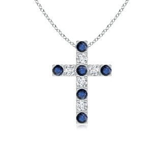 Round AA Blue Sapphire
