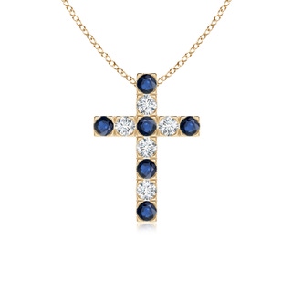 Round AA Blue Sapphire