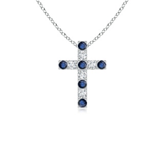 Round AA Blue Sapphire