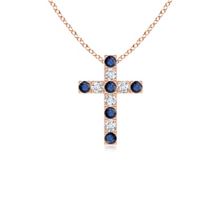 Round AA Blue Sapphire