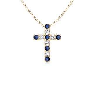 Round AA Blue Sapphire