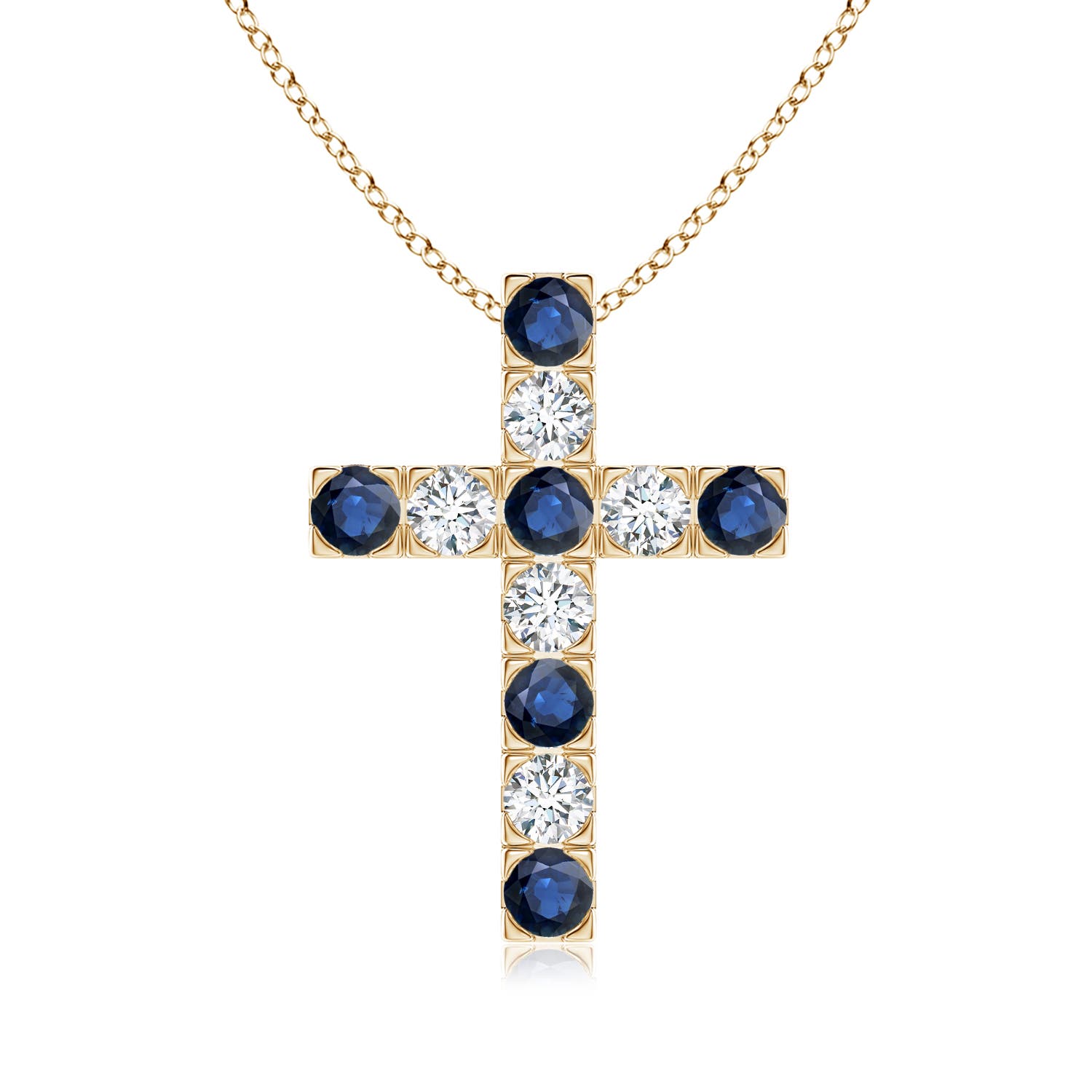 AA - Blue Sapphire / 1.37 CT / 14 KT Yellow Gold