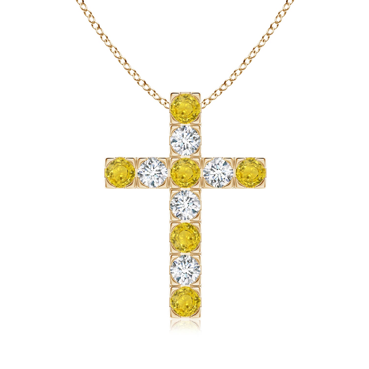 AAA - Yellow Sapphire / 1.25 CT / 14 KT Yellow Gold