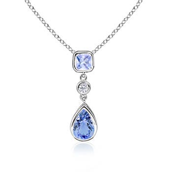 A - Tanzanite / 1.47 CT / 14 KT White Gold