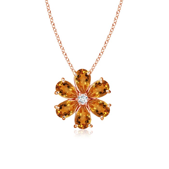 AAA - Citrine / 2.17 CT / 14 KT Rose Gold