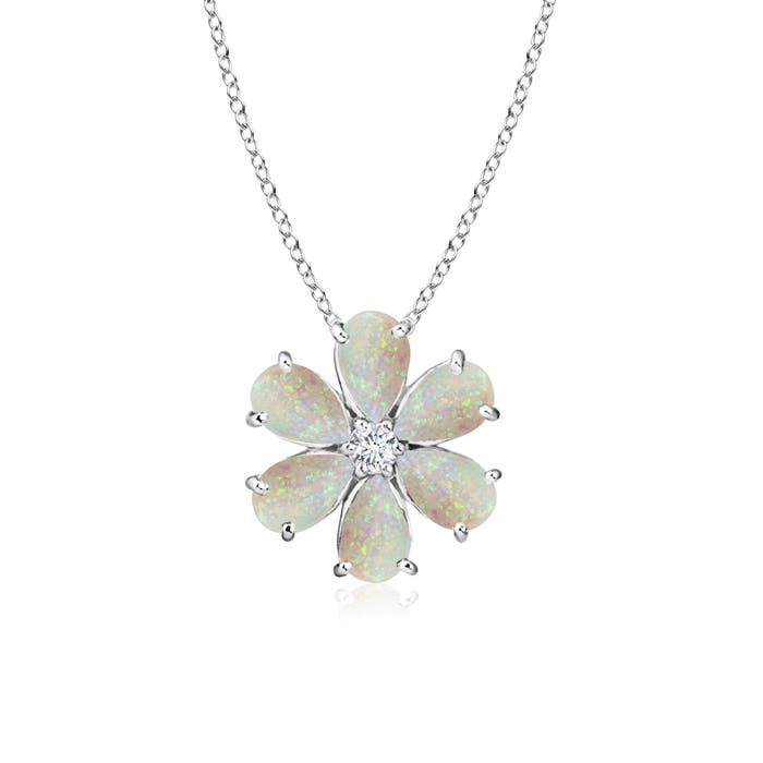 AAA - Opal / 1.63 CT / 14 KT White Gold