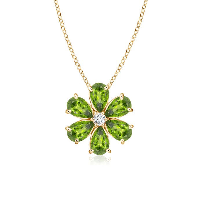 AAA - Peridot / 2.47 CT / 14 KT Yellow Gold