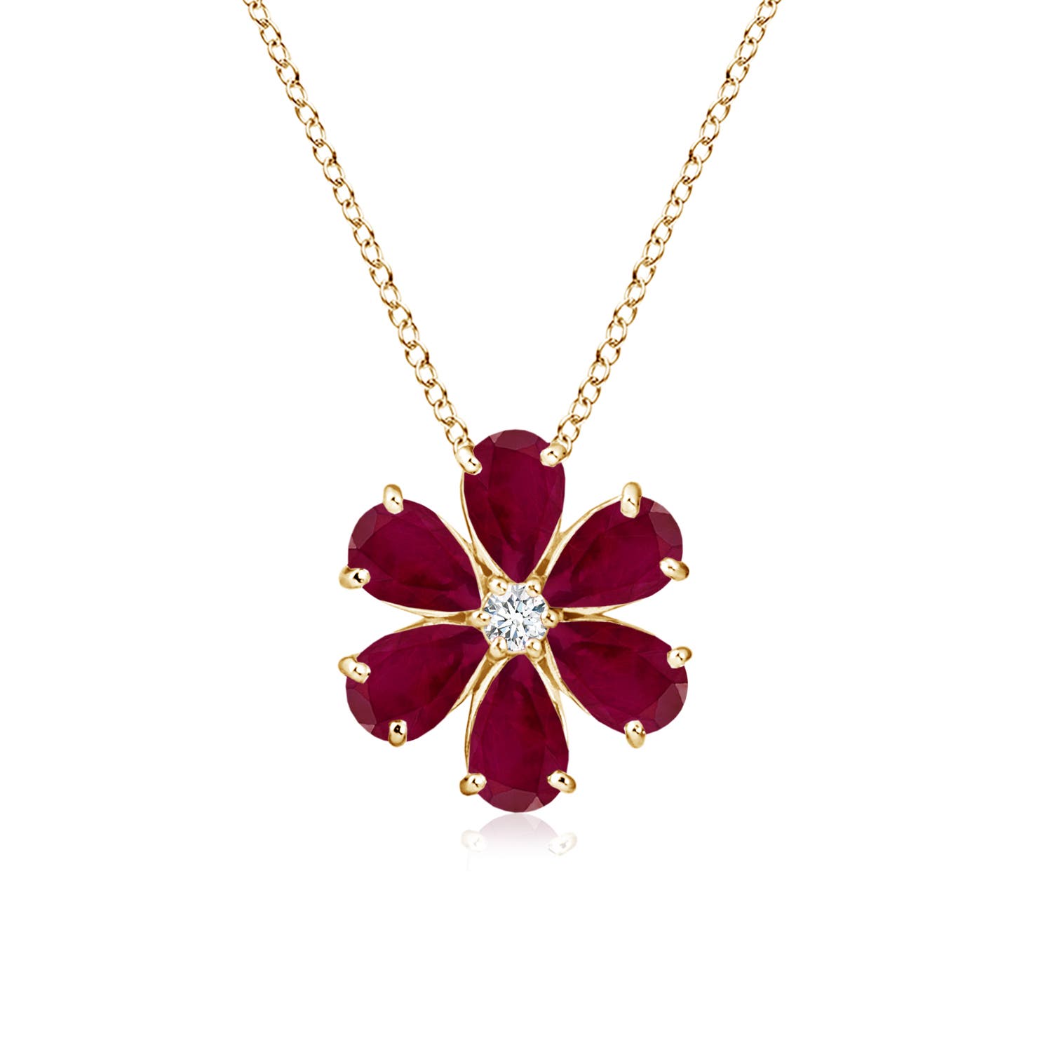 A - Ruby / 2.47 CT / 14 KT Yellow Gold