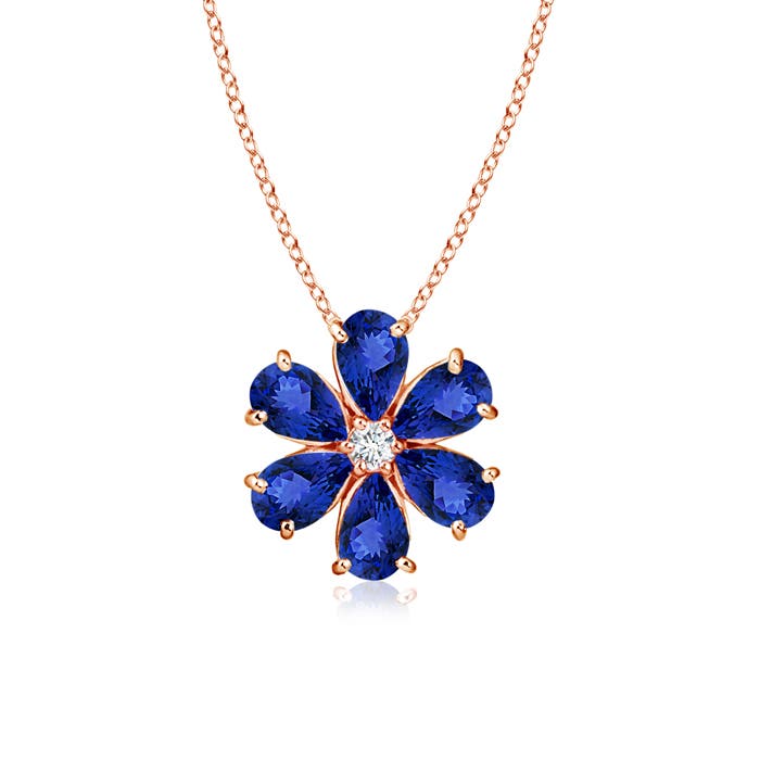 AAA - Tanzanite / 2.17 CT / 14 KT Rose Gold