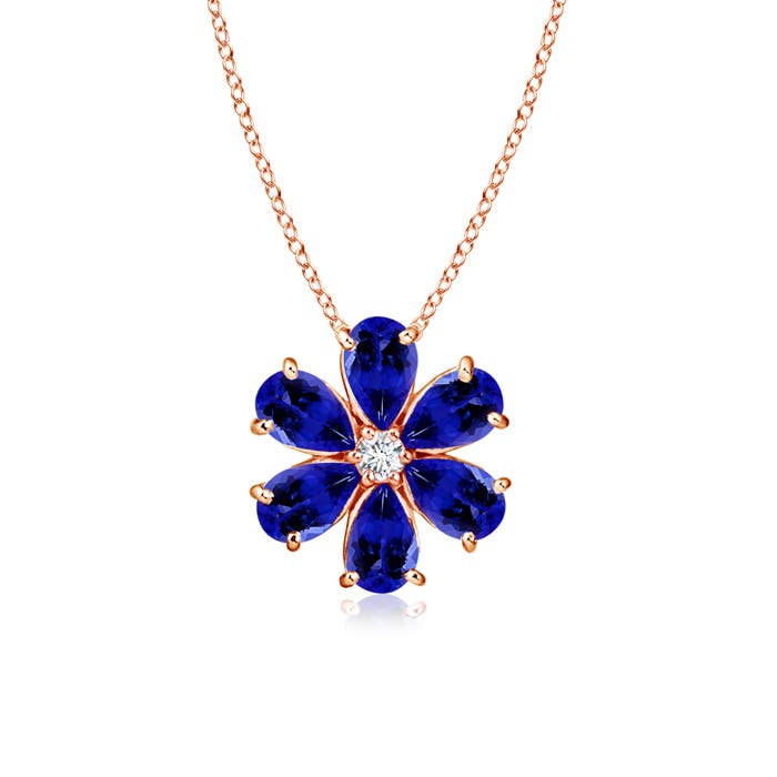 AAAA - Tanzanite / 2.17 CT / 14 KT Rose Gold