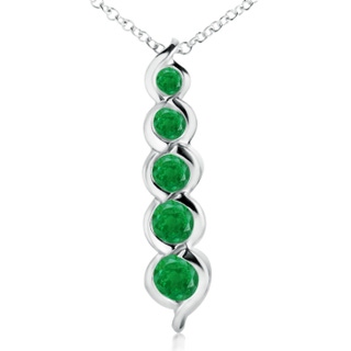 Round AA Emerald