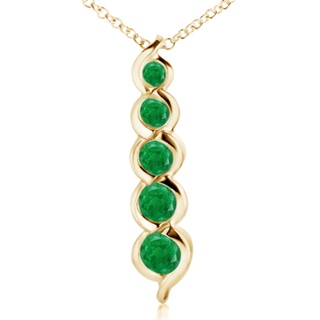 Round AA Emerald