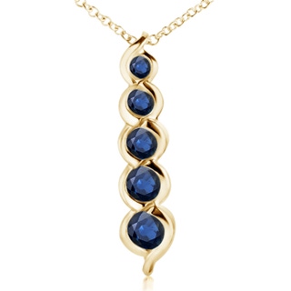 Round AA Blue Sapphire