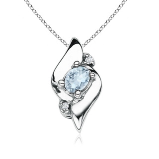 Oval A Aquamarine