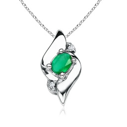 Pendants Silver Emerald Necklaces & Pendants