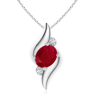 Oval AA Ruby