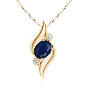 Oval A Blue Sapphire