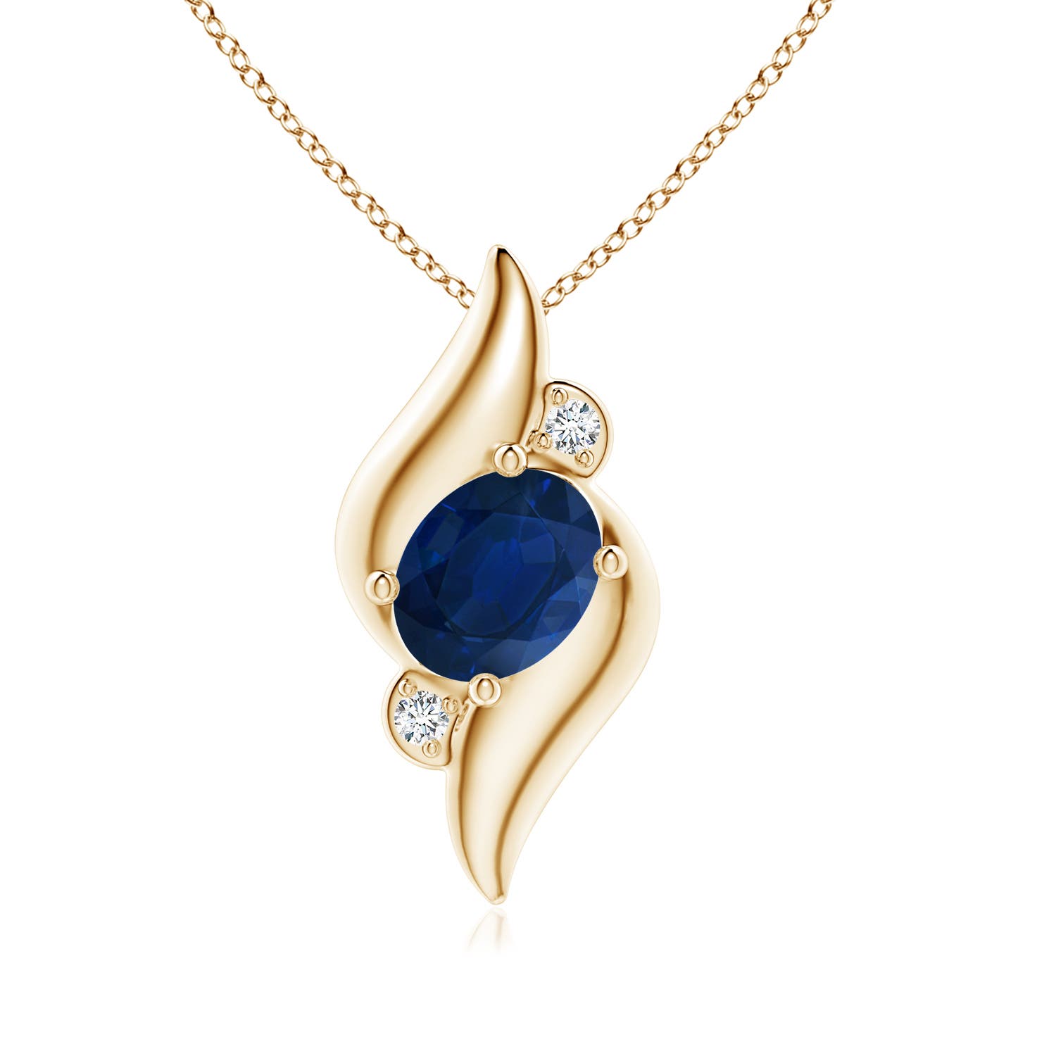 AA - Blue Sapphire / 1.64 CT / 14 KT Yellow Gold