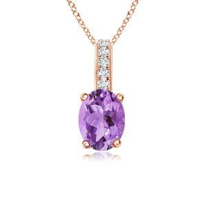 A - Amethyst / 0.83 CT / 14 KT Rose Gold